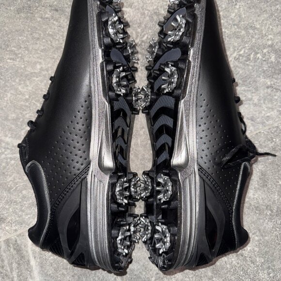 Callaway Newport Leather Golf Shoe Men’s Black Size 12 - Picture 7 of 8